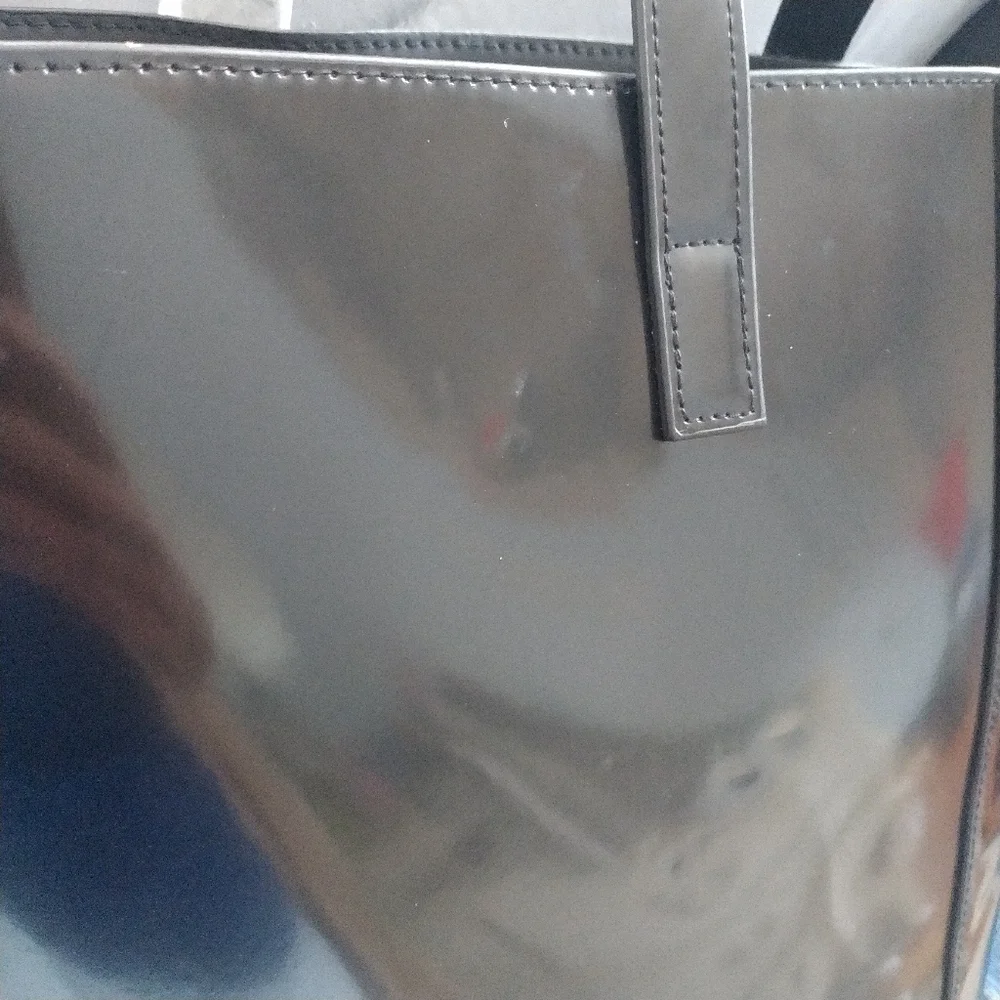 Givenchy Parfums Black Patent Tote Bag